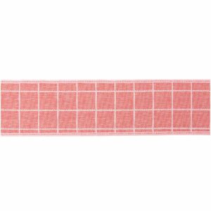 Dekoband kariert 4cm 3m softrosa