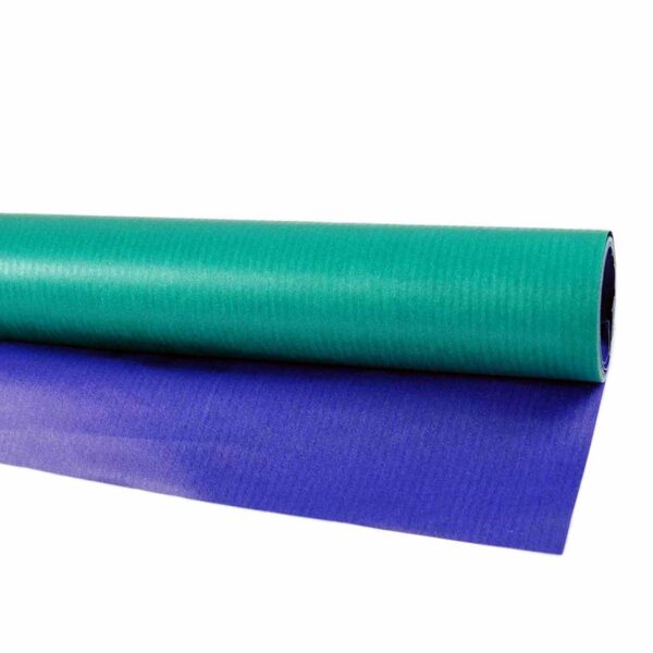 folia Geschenkpapier Duo Color 70x200cm 2m grün-blau