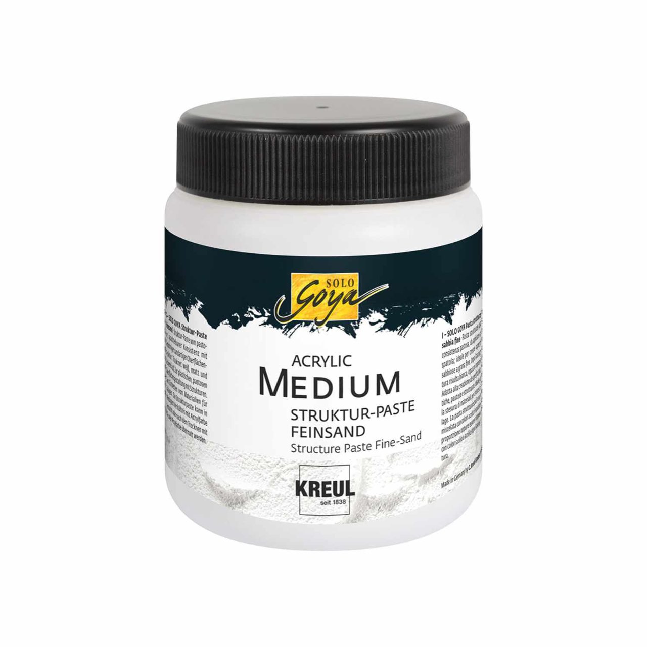 KREUL Solo Goya Acrylic Medium Struktur-Paste Feinsand 250ml