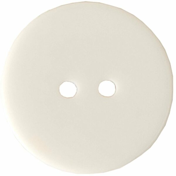 Rico Design Knopf weiß 20mm 12 Stück