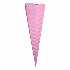 goldbuch Schultüte 3D Wellkarton sechseckig 41cm rosa