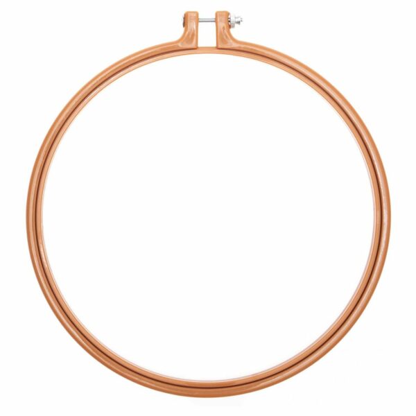 Rico Design Stickring aus Kunststoff senf 22