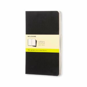 Moleskine Notizbücher Cahier blanko Kartoneinband A5 3 Stück schwarz