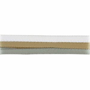 Gütermann Aufhängeband weiß-gold-silber 7mm 3x1m