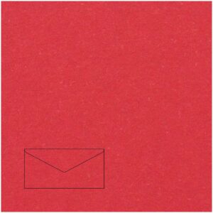 Rico Design Kuvert Essentials DL 5 Stück rot