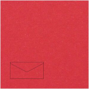 Rico Design Kuvert Essentials DL 5 Stück rot