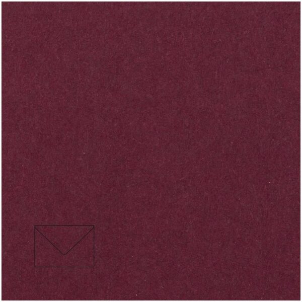 Rico Design Kuvert Essentials C6 5 Stück bordeaux