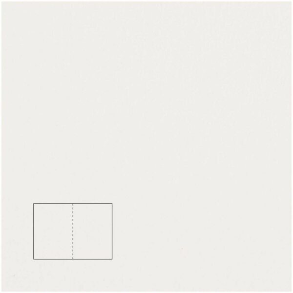 Rico Design Klappkarte Essentials A6 5 Stück weiß