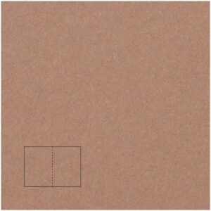 Rico Design Klappkarte Essentials A6 5 Stück mocca