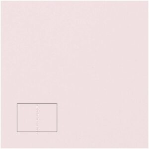 Rico Design Klappkarte Essentials A6 5 Stück rosa
