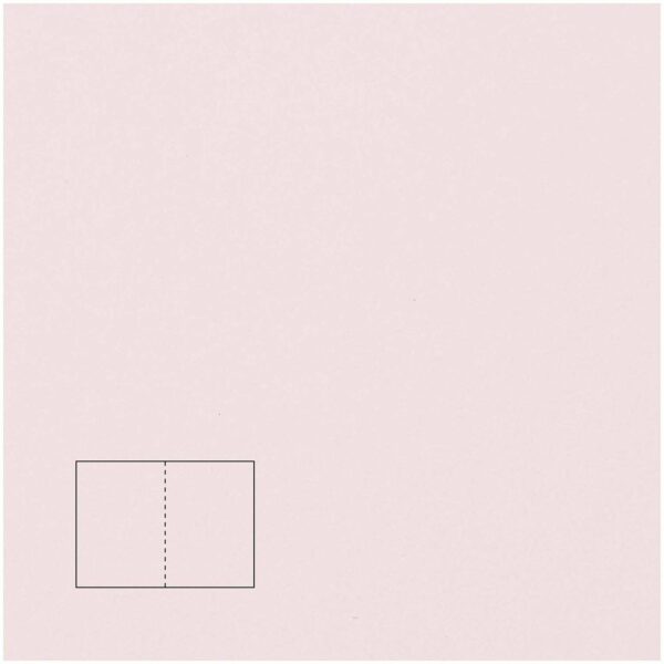 Rico Design Klappkarte Essentials A6 5 Stück rosa