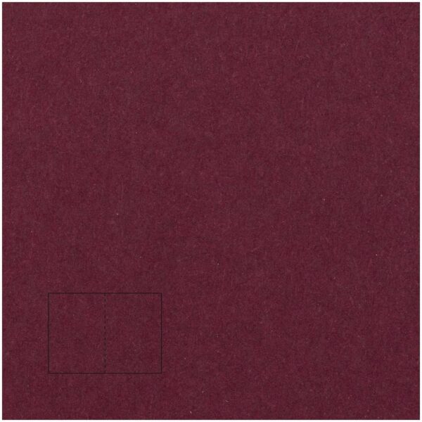 Rico Design Klappkarte Essentials A6 5 Stück bordeaux