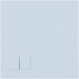 Rico Design Klappkarte Essentials A6 5 Stück hellblau