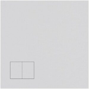 Rico Design Klappkarte Essentials A6 5 Stück crystal