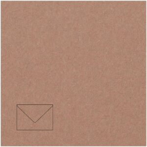 Rico Design Kuvert Essentials B6 5 Stück mocca