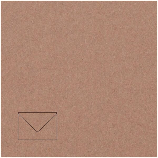Rico Design Kuvert Essentials B6 5 Stück mocca