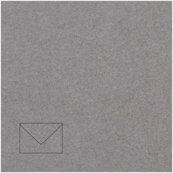 Rico Design Kuvert Essentials B6 5 Stück grau