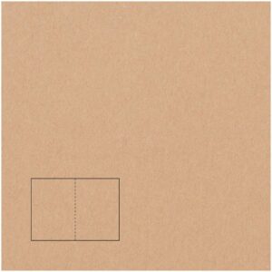 Rico Design Klappkarte Essentials B6 5 Stück cappuccino