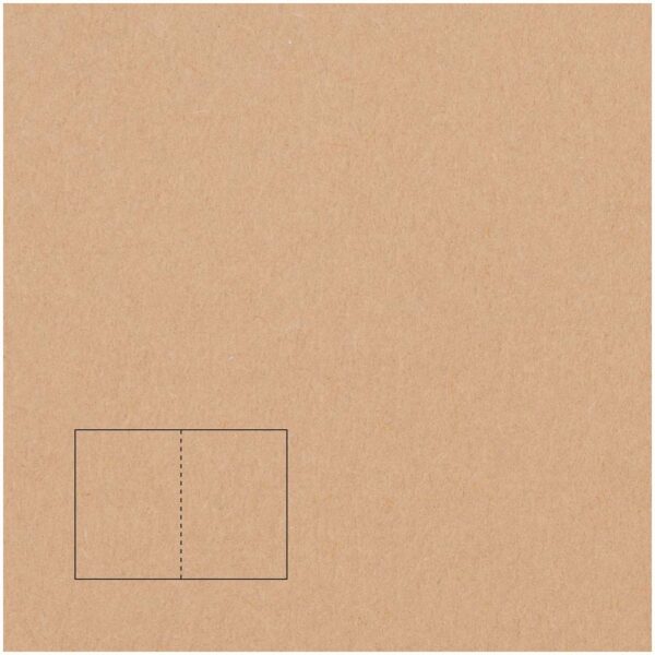 Rico Design Klappkarte Essentials B6 5 Stück cappuccino