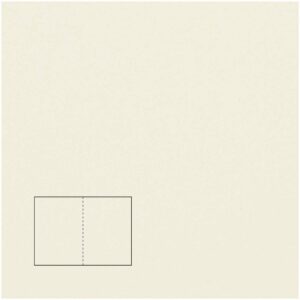 Rico Design Klappkarte Essentials B6 5 Stück hellgelb