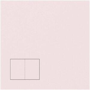 Rico Design Klappkarte Essentials B6 5 Stück rosa