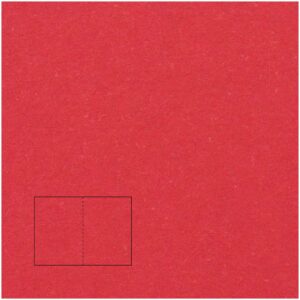 Rico Design Klappkarte Essentials B6 5 Stück rot
