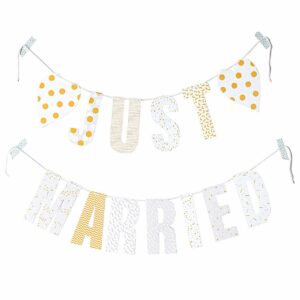 Paper Poetry Girlande Just Married 3m