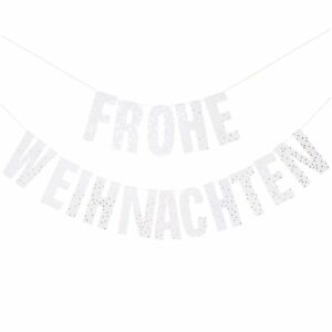 Paper Poetry Girlande Frohe Weihnachten 3m Hot Foil