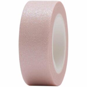 Paper Poetry Tape Glitter 15mm 5m rosa