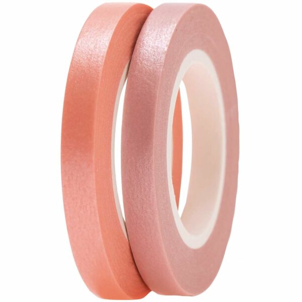 Paper Poetry Tapes uni 5mm 10m 2 Stück orchidee-melone