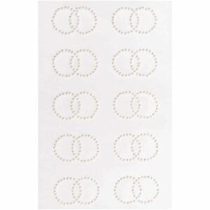 Paper Poetry Perlensticker Doppelringe