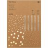 Paper Poetry Kraftpapier Block Punkte 270g/m² 20 Blatt Hot Foil