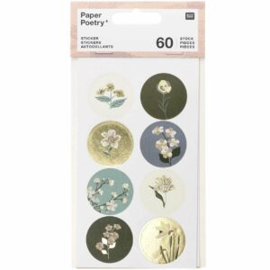 Paper Poetry Sticker Nature Matters grün 4 Blatt