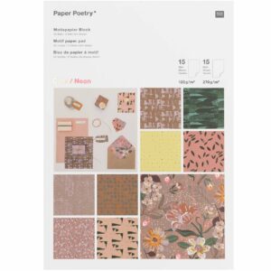 Paper Poetry Motivpapierblock Nature Matters 30 Blatt