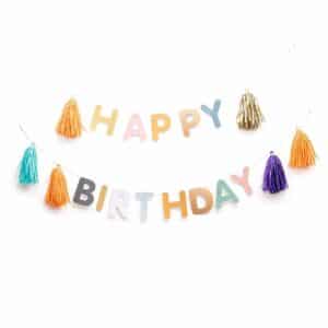 Paper Poetry DIY-Girlande Happy Birthday 3m