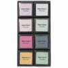 Paper Poetry Tusche-Stempelkissen Set 8 Farben Smoky Colours Mix