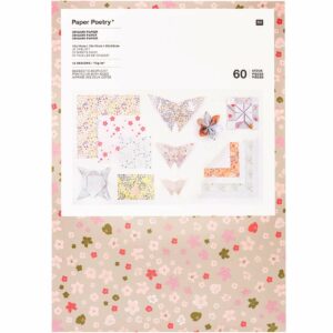 Paper Poetry Origami Faltpapier Set Bouquet Sauvage 60 Blatt