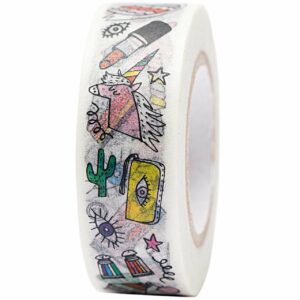 Paper Poetry Tape Magical Summer Cool Icon 15mm 10m