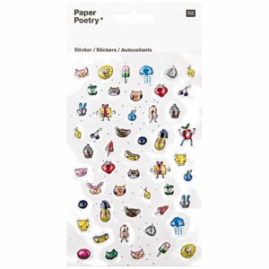 Paper Poetry Epoxy Sticker Gesichter