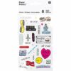 Paper Poetry Sticker Motivation 6 Blatt