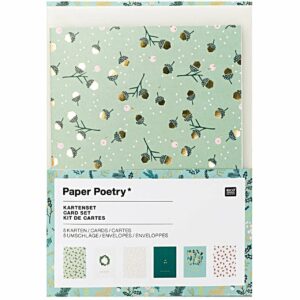 Paper Poetry Grußkartenset Classical Christmas A6 /C6 12teilig