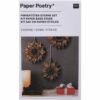 Paper Poetry Bastelset Papiertüten-Sterne Jolly Christmas klein braun