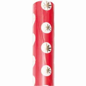 Paper Poetry Geschenkpapier Jolly Christmas Sterne rot 70cm 2m Hot Foil