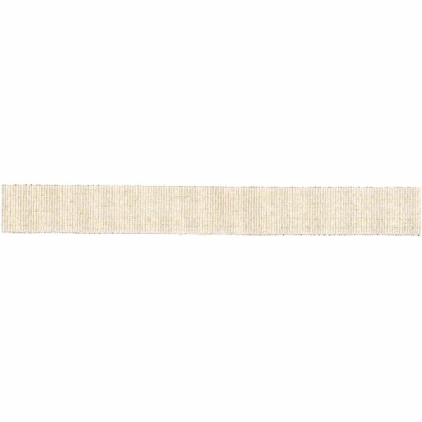 Paper Poetry Ripsband Lurex 16mm 3m antik weiß