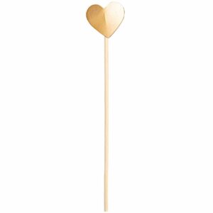 YEY! Let's Party Picker Herz gold 15cm 24 Stück