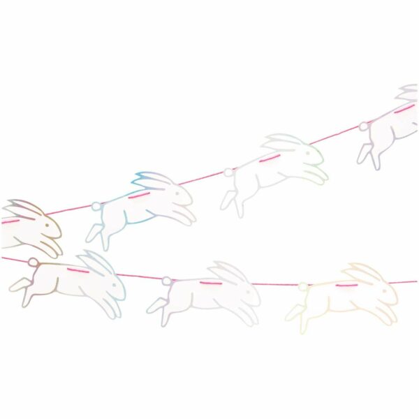 Paper Poetry Girlande Wonderland Hasen 8 Stück 2m