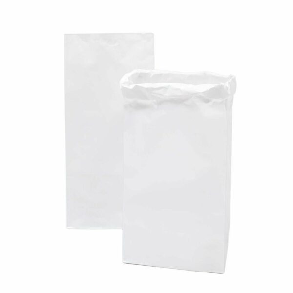 Paper Poetry Maxi-Blockbodenbeutel L 60x28x17cm 2 Stück weiß