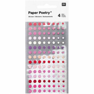 Paper Poetry Sticker Kreise 480 Stück