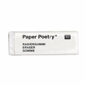 Paper Poetry Radiergummi weiß 4
