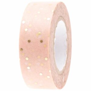 Paper Poetry Tape Punkte puder-gold 1